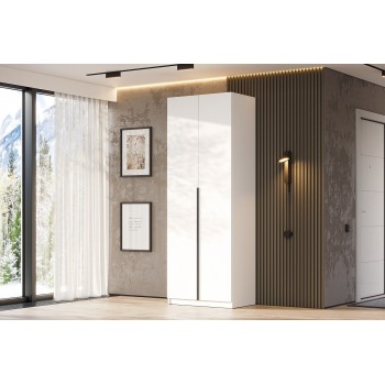 Шкаф 2-х створчатый "ШК-5" 800 Белый текстурный (SV-Мебель)